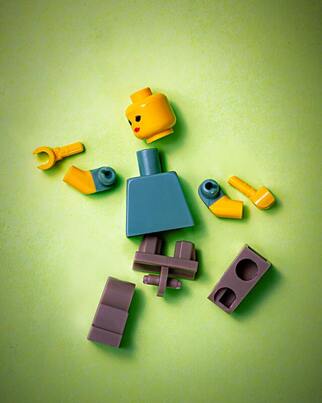 What is Traumatic Brain Injury Lego Image